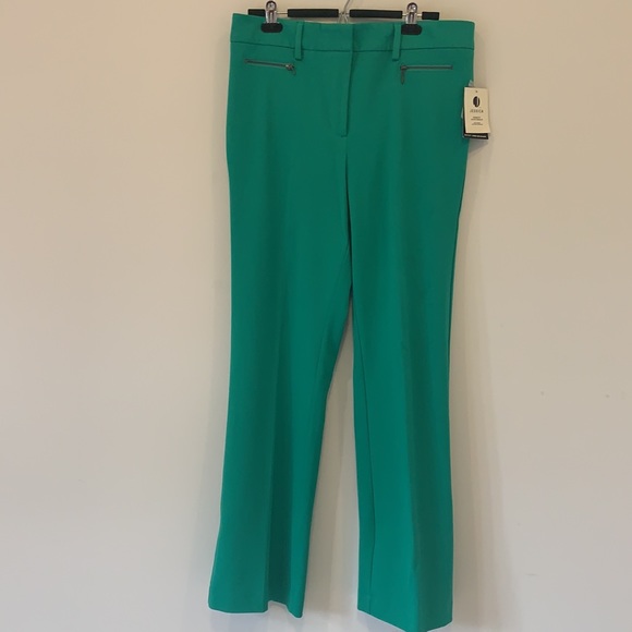 SZ 12 Dress Pants Bootcut Green - Picture 2 of 5